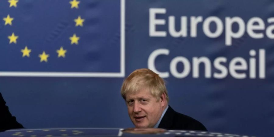 Boris Johnson beim Verlassen des EU-Gipfels