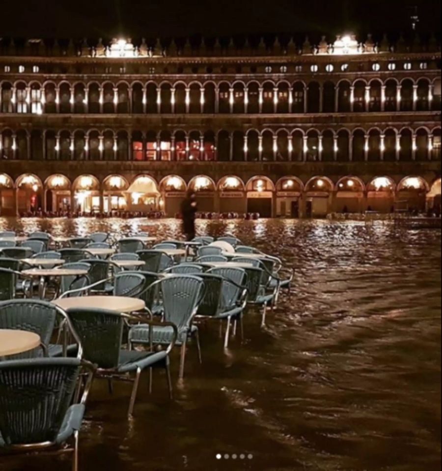 Hochwasser Venedig.