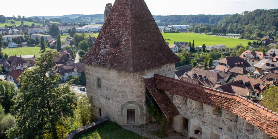 Die Burg in Laupen.