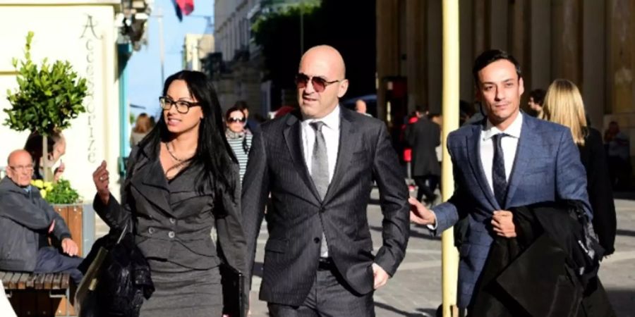 Der Geschäftsman Fenech bei einem Gerichtstermin am Freitag