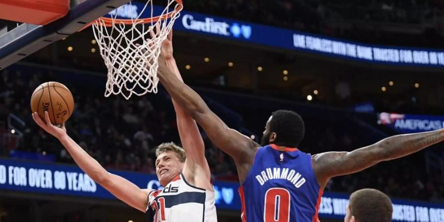 Moritz Wagner (l) erzielte 12 Punkte für die Wizards. Foto: Nick Wass/FR67404 AP/dpa