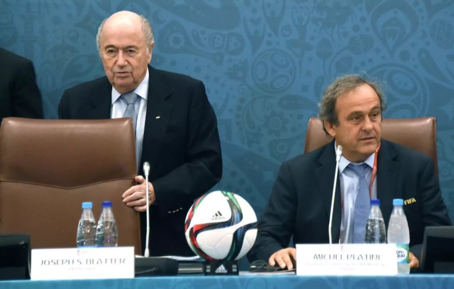 Sepp Blatter Michel Platini