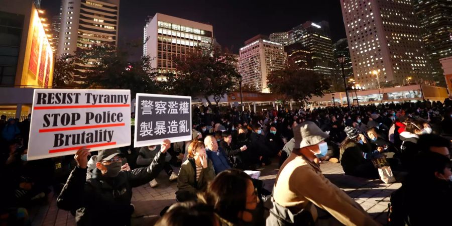 Proteste in Hongkong