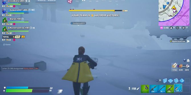 Fortnite Schnesturm Winter Schnee