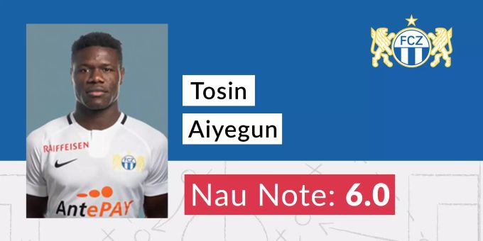Die Nau Note von Aiyegun Tosin. FCZ