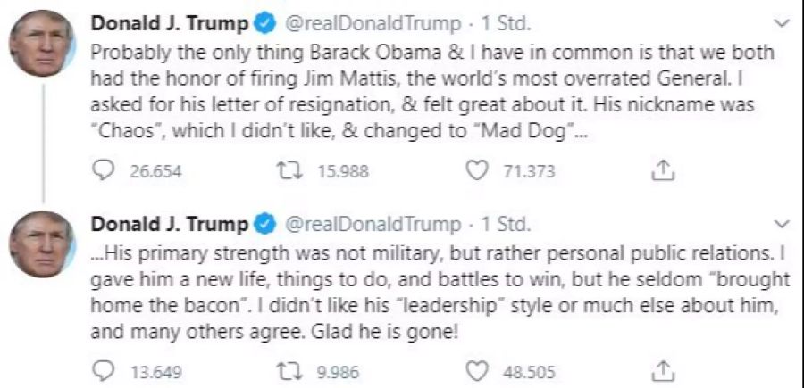 Donald Trump Jim Mattis