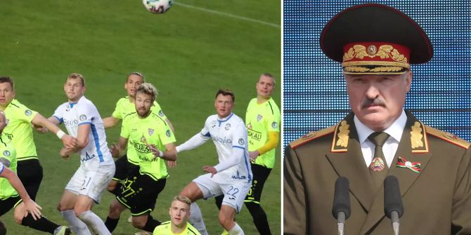 Weissrussland Coronavirus Lukashenko Fussball