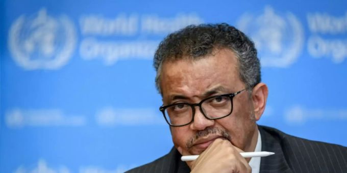 WHO-Chef Tedros Adhanom Ghebreyesus. WHO Coronavirus