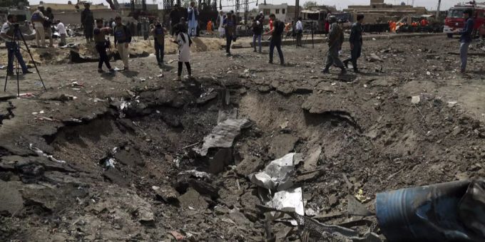 In Afghanistan sind bei einer Autobombenexplosion viele Menschen ums Leben gekommen. afghanistan