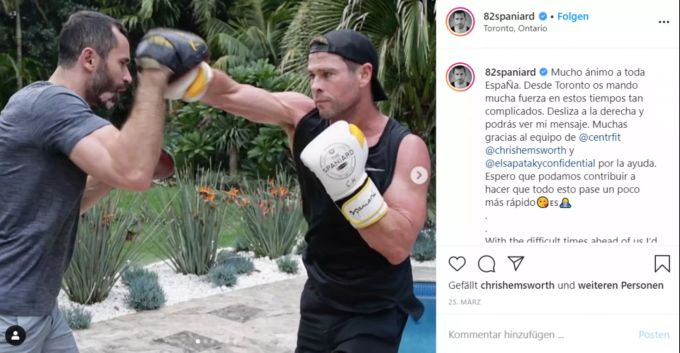 Aktuell trainiert Blanco mit Stars wie Chris Hemsworth. Früher hat er auch Meghan Markle Boxunterricht gegeben. Meghan Markle