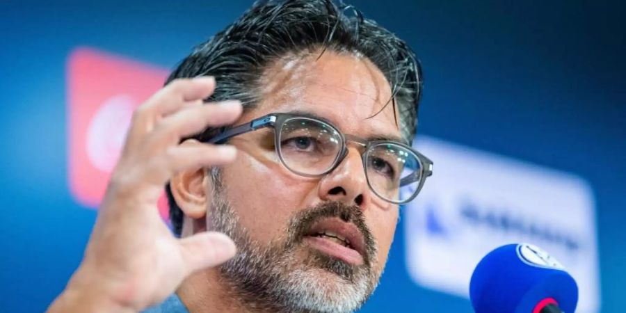 Hatte mit Schalke einiges gut zu machen: Coach David Wagner. Foto: Guido Kirchner/dpa