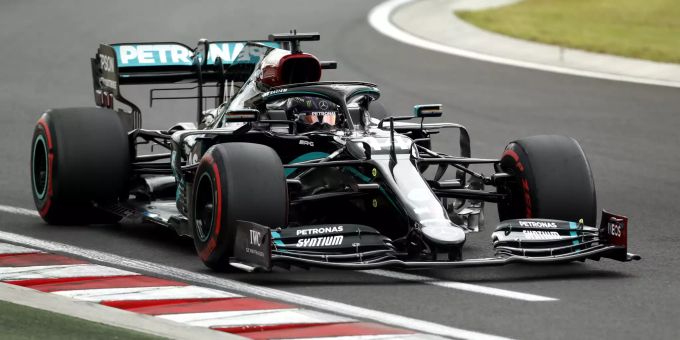 Lewis Hamilton im Qualifying zum Ungarn-GP der Formel 1. Lewis Hamilton Ungarn-GP