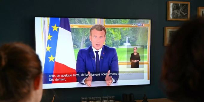Die vierte TV-Ansprache Macrons in der Corona-Krise