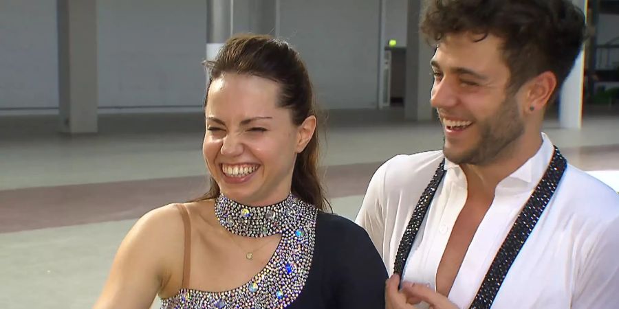 Christina Luft und Luca Hänni bei «Let's Dance» 2020.