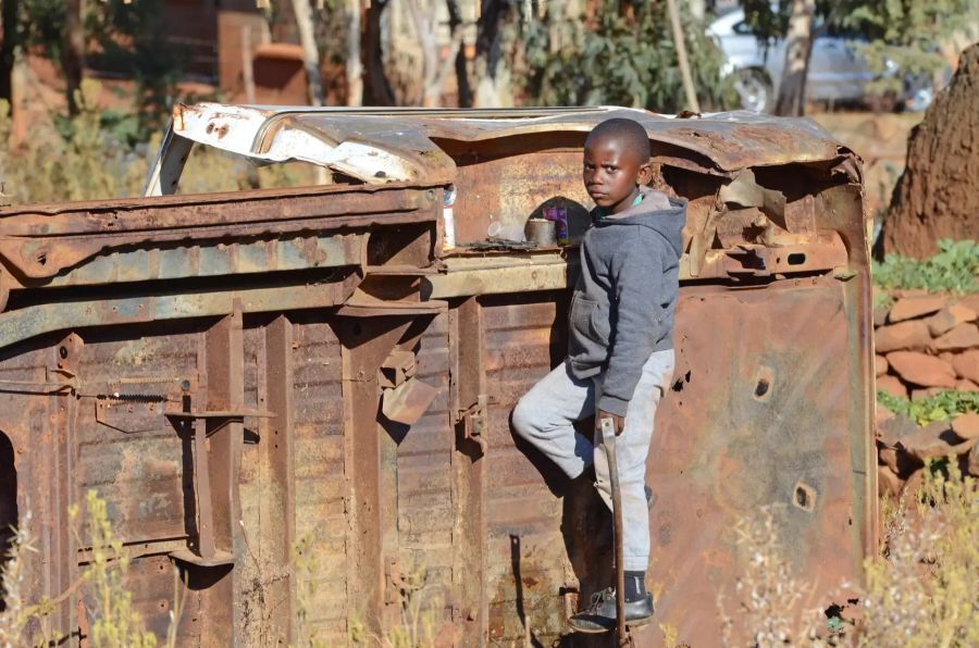 Junge Afrika Lesotho spenden