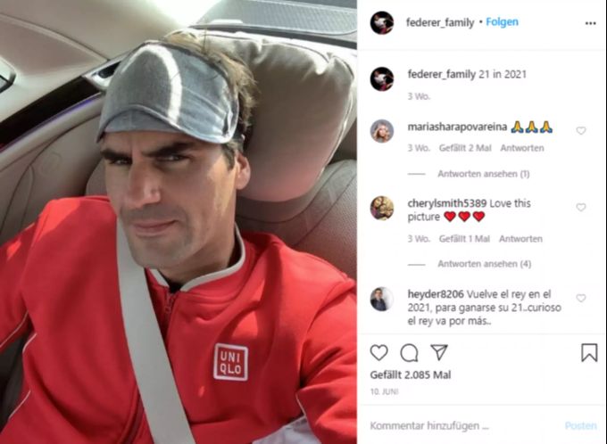 Roger Federer braucht 12 Stunden Schlaf pro Tag. Roger Federer