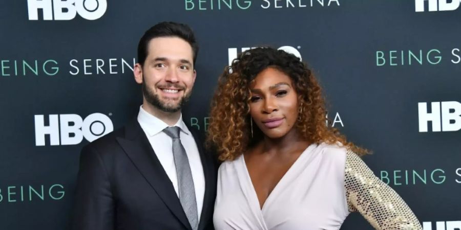 Ohanian und seine Frau Serena Williams im Jahr 2018