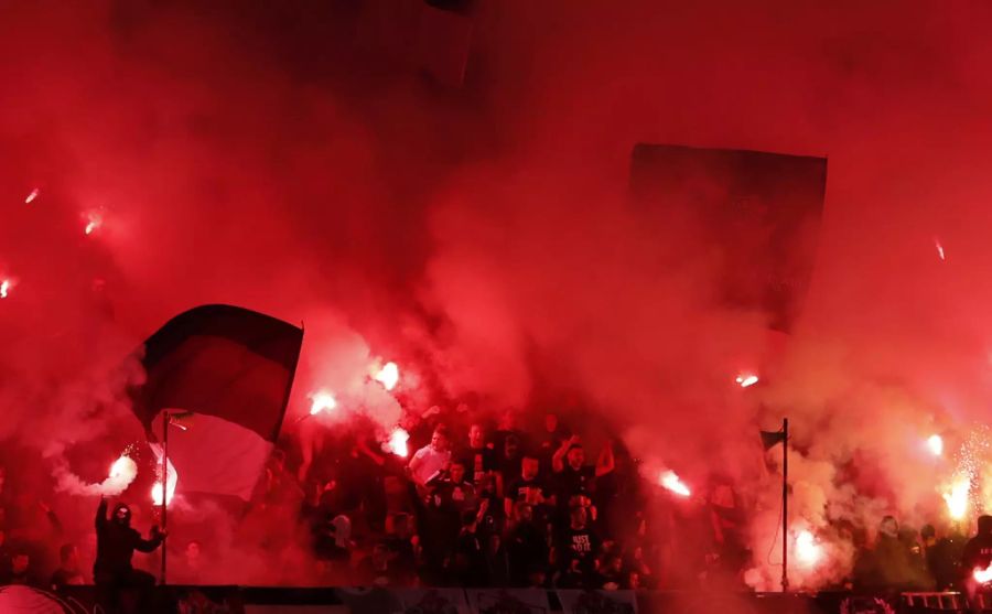 Das Stadion «Partisania» verwandelt sich während 90 Minuten in einen Hexenkessel.