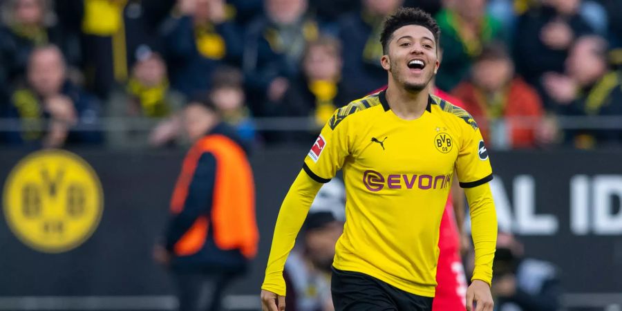 Jadon Sancho im Einsatz für den BVB.