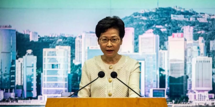 Hongkongs Regierungschefin Carrie Lam