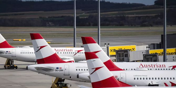 aua austrian airlines vier