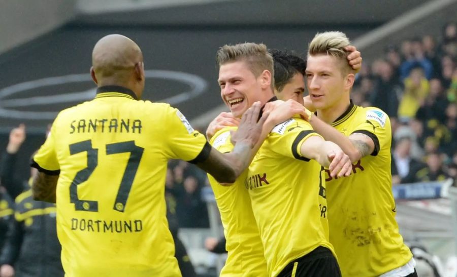 Unter Jürgen Klopp holte der BVB in dieser zwei Meistertitel und einen DFB-Pokal.