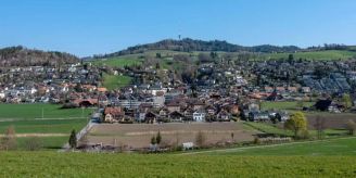 Stettlen - Stettlen: Helikopterflug für Materialtransport