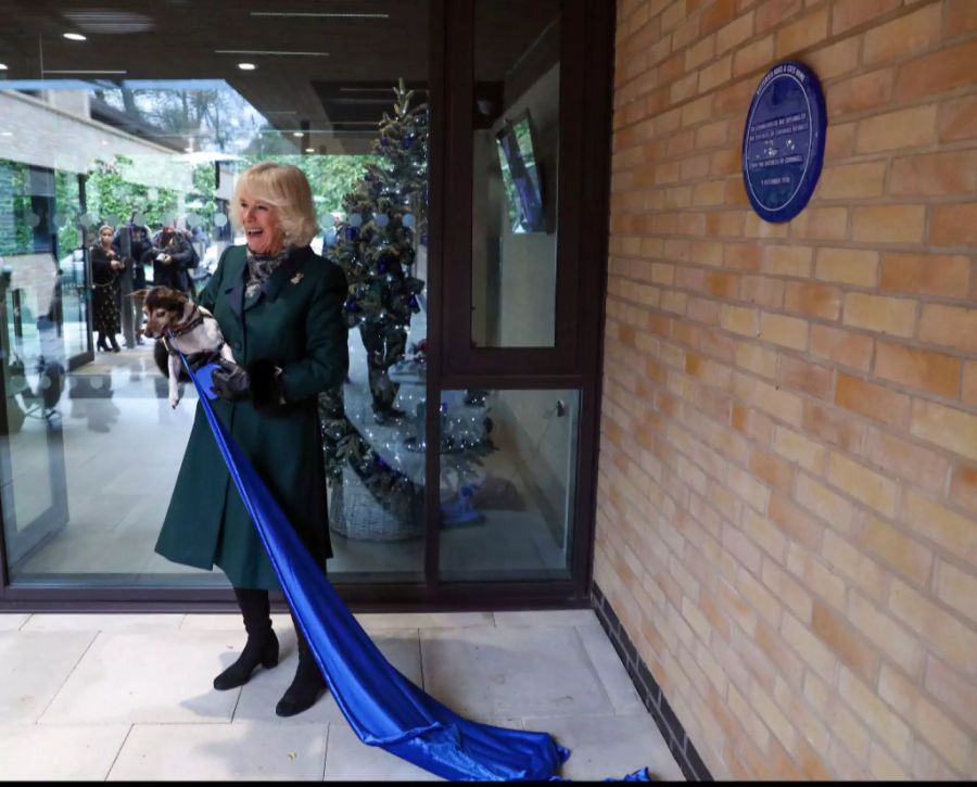 Camilla hat mit ihrer Hunde-Dame Beth eine neue Sektion in einem Heim für Katzen und Hunde eröffnet.