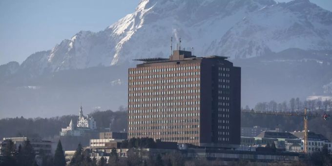 Das Kantonsspital in Luzern. Luzern