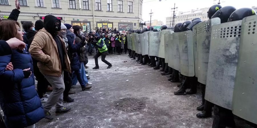 Nawalny-Proteste in Russland