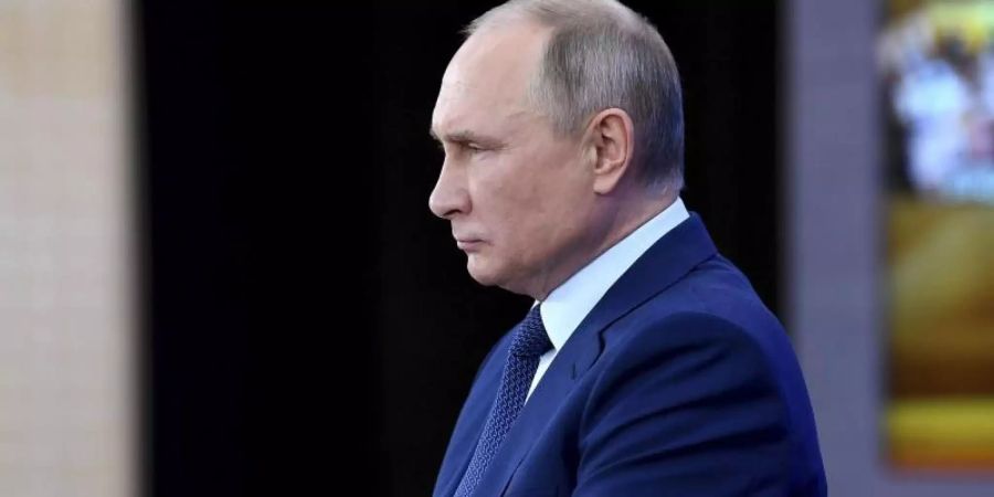 Wladimir Putin hat sich per Gesetz lebenslang vor Strafverfolgungen geschützt. Foto: Aleksey Nikolskyi/Kremlin Pool/Planet Pix via ZUMA Wire/dpa