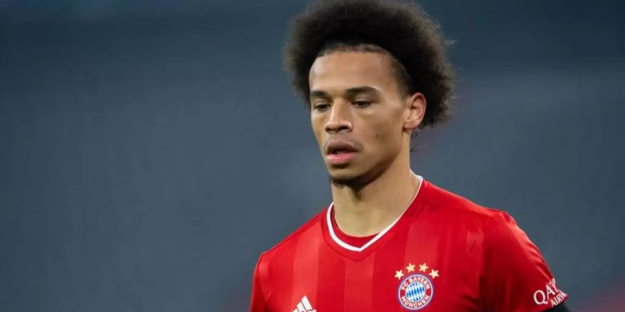 Erst eingewechselt, dann ausgewechselt: Bayern-Star Leroy Sané. Foto: Sven Hoppe/dpa