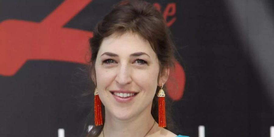 Mayim Bialik 2012 beim «Monte Carlo Television Festival». Foto: Sebastien Nogier/EPA/dpa