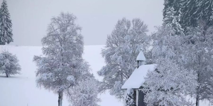 Starke Schneefälle haben nicht nur im Allgäu die Lawinengefahr erhöht. Auch in den Bayerischen Voralpen ab 1500 Metern stieg die Warnstufe. Foto: Karl-Josef Hildenbrand/dpa