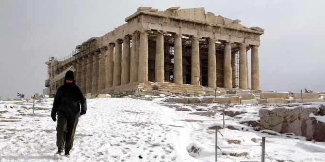 Schnee Athen