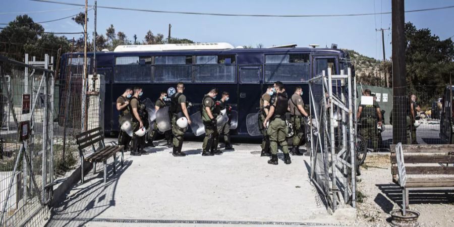 griechenland polizei migration