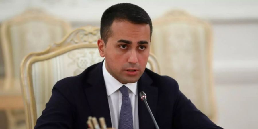 Italiens Aussenminister Luigi Di Maio