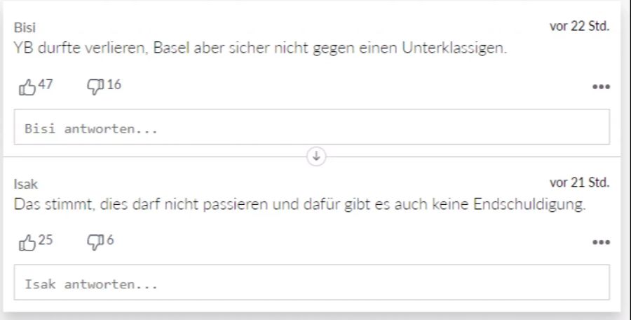 Bisi zeigt Verständnis für YB, bei Basel aber nicht.