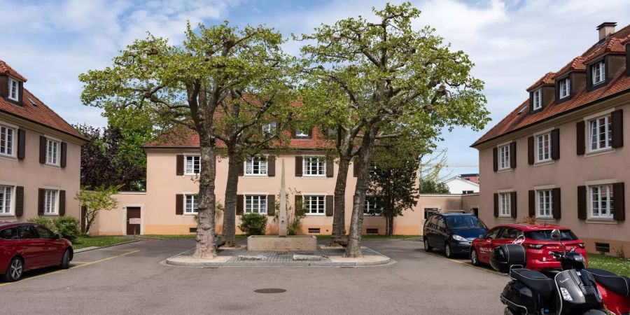 Platz in der Siedlungsgenossenschaft Freidorf in Muttenz.