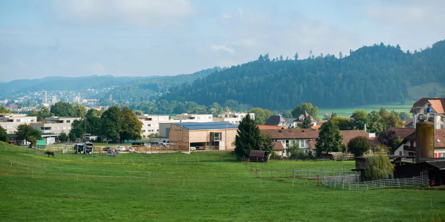 Blick auf die Gemeinde Staffelbach.