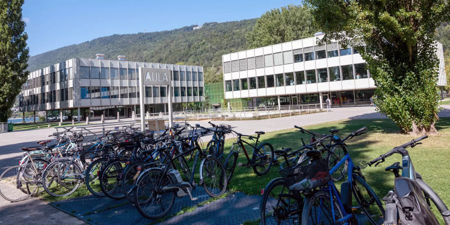 Das Gymnasium Biel-Seeland an der Laendtestrasse 12 in Biel.