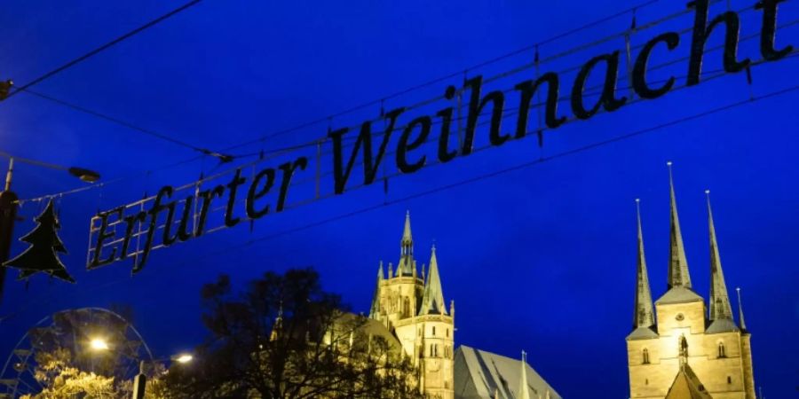 Auch der Erfurter Weihnachtsmarkt wurde abgesagt