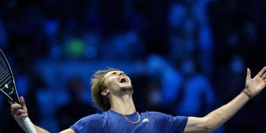 Tennis-Ass Alexander Zverev will die Nummer eins der Welt werden. Foto: Luca Bruno/AP/dpa