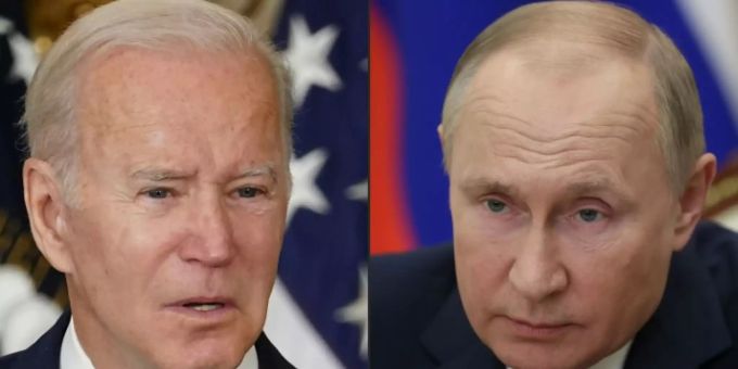 Biden (links) und Putin Biden (links) und Putin