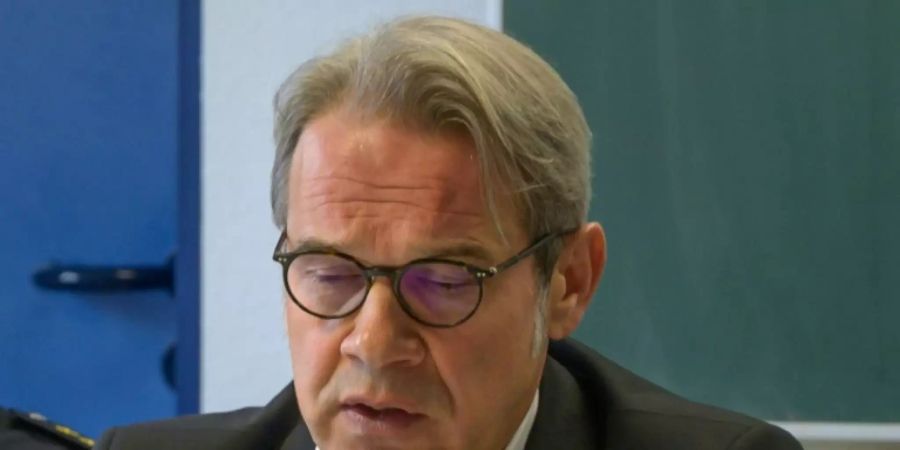 Innenminister Georg Maier
