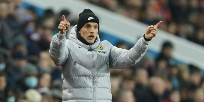 Chelsea-Coach Thomas Tuchel während der Partie gegen Aston Villa. Foto: Mike Egerton/PA Wire/dpa Chelsea-Coach Thomas Tuchel während der Partie gegen Aston Villa. Foto: Mike Egerton/PA Wire/dpa