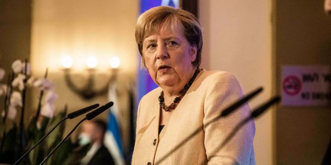 Bundeskanzlerin Angela Merkel Jerusalem