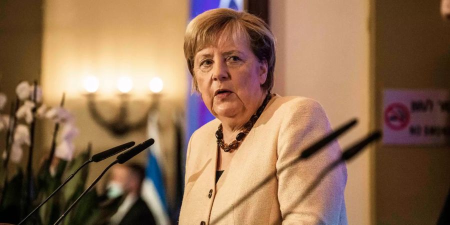 Bundeskanzlerin Angela Merkel Jerusalem