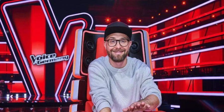 Sänger Mark Forster, Coach der Castingshow „The Voice of Germany“. Foto: Andre Kowalski/ProSieben/dpa