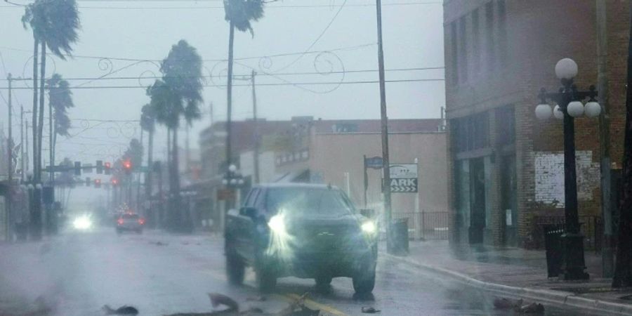 Unwetter in der Stadt Tampa